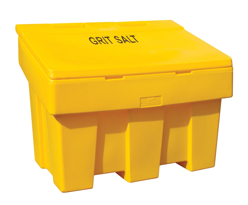 450kg Yellow Grit Bin/Storage Bin First Fence Ltd