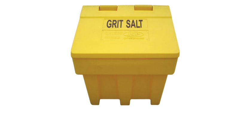 Yellow Grit Bin or Storage Bin With 250kg Capacity 