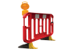 Maxilite on Plastic Barrier