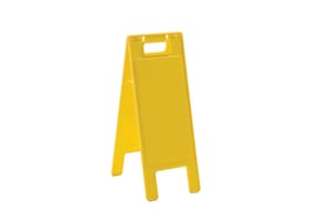 A-Frame Sign Plain - Yellow - Pack of 10