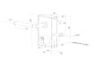 Keyed Gate Lock With Latch Deadlock Measurements 