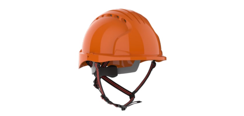 Evo5 Dualswitch Helmet Orange for High Visibility