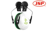 Sonis1 Helmet Mounted Ear Defenders - White & Hi-vis Green - Pack of 10