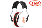 Sonis Compact Ear Defenders -White & Orange - Pack of 10