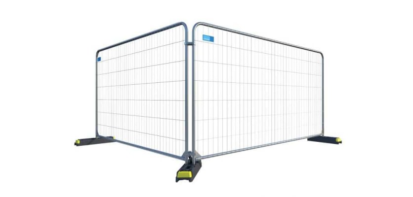 Round Top Temporary Fencing Set Hire | First Fence Ltd