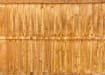 Front view of the 6 feet wide by 4 feet high feather edge timber fencing panel 