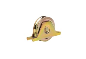 80mm Diameter O-Groove Weld-On Support Wheel With 2 Bearings
