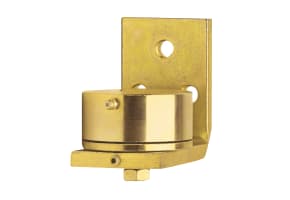 Rotating Bottom Gate Hinge with Fixing Plate 70mm