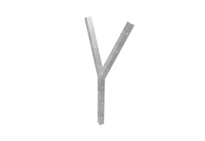 Y Shape Cranked Angle Bracket For Barbed and Razor Wire - Permanent Fencing