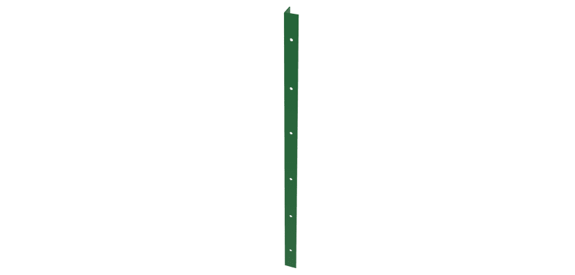 Green Straight Bracket For Barbed And Razor Wire - Permanent Fencing