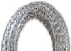 Close Up of Concertina Razor Wire 450mm