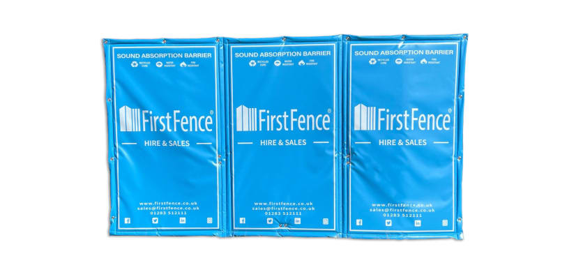 2.0m x 3.6m Class A Sound Absorption Barrier for Noise Control
