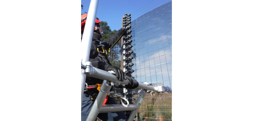 QAB Ladder Support Bracket Application