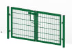 5m high twin mesh gate kit 5.0m wide