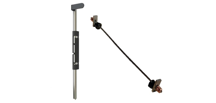 Gate Safety Essentials Kit with Gate Restrainer and Locking Drop Bolt
