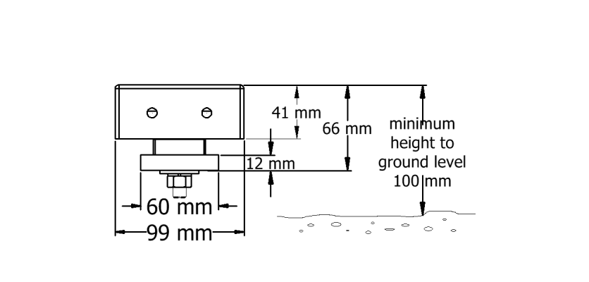 Installation Diagram for Hydraulic Gate Closers 