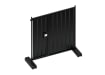 Black PPC internal access door hoarding panels
