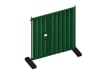 Green PPC internal access door hoarding panels