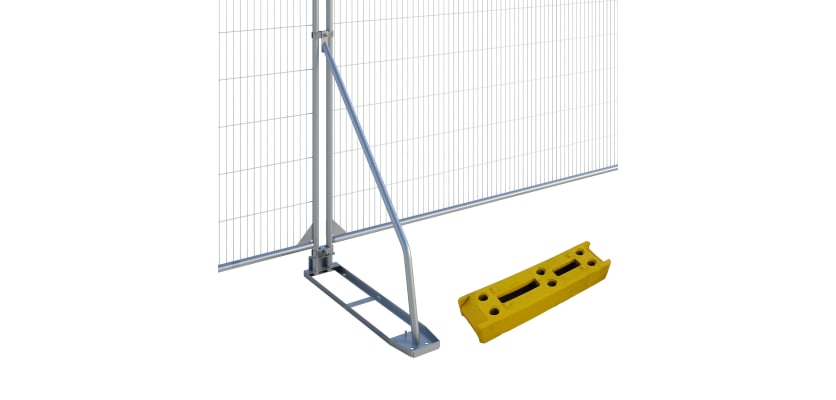 Zero-Trip Stabilising Base with Cranked Stabiliser and Hi Vis Foot