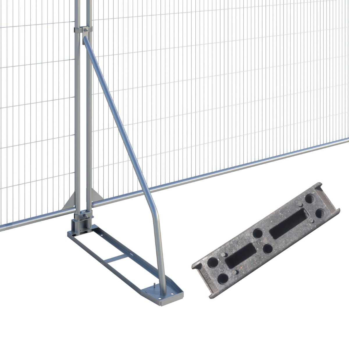 Temporary Security Fencing Accessories | Feet and Couplers | First