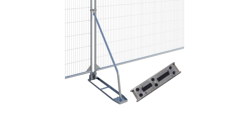 Zero-Trip Stabilising Base with Cranked Stabiliser and Standard Foot