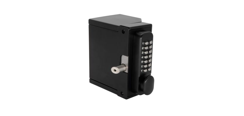 Complete Single Sided Digital Lock with Shroud and Keep