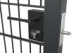 Latch deadlock with plain handles attached to a mesh gate 