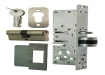 Components included with a Narrow Auto Deadlock Latch 