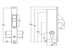 Narrow Hook Lock Dimensions