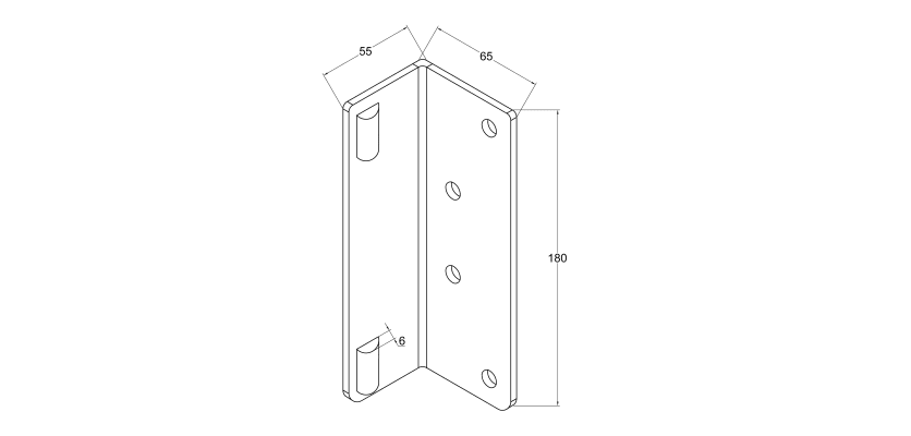Gate Silencer Technical Drawing 