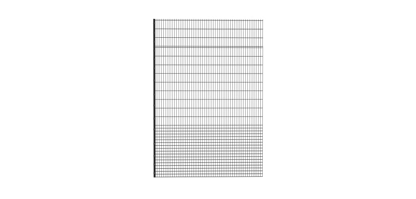 3.6m High 868 Rebound Mesh Fencing Clamp Bar Kit