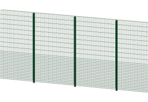3.6m High 868 Rebound Mesh Fencing System - Clamp Bar Kit