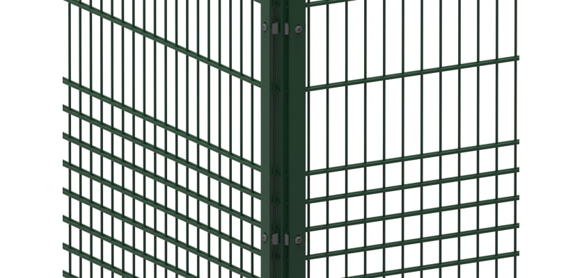 3.6m High Rebound Mesh Corner Post with Clamp Kit