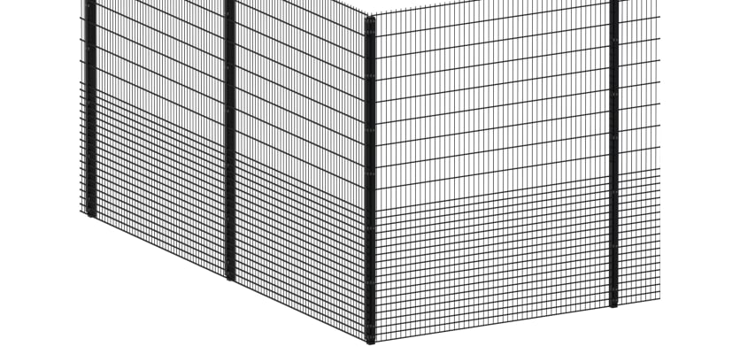 Durable 3.6m High 868 Corner Post for Sports