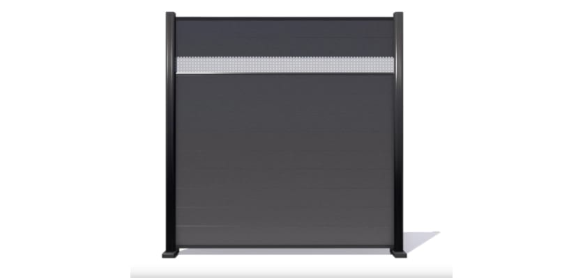 2.4m high composite fencing post low maintenance fencing solution