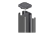 2.4m high composite fencing post sturdy garden enforcer