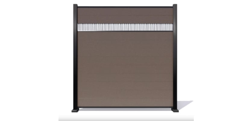 2.4m High Composite Fencing Post Durable Outdoor Barrier