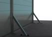 Heavy-duty wind anchor for secure composite fencing