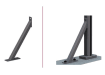 Durable wind anchor for composite fencing support