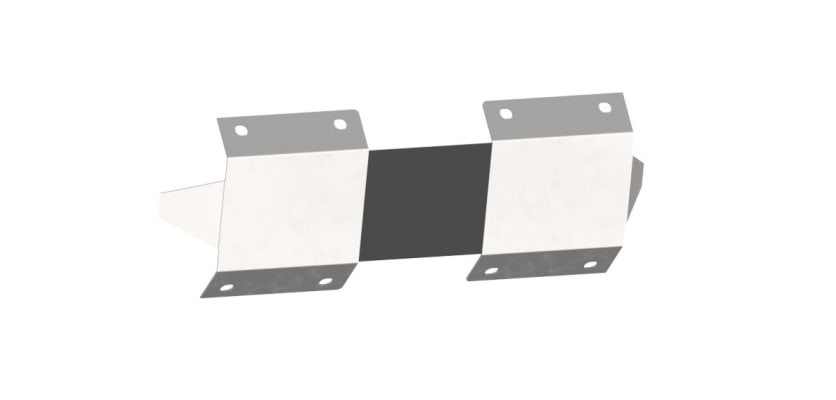 Drawing of Armco Flexie Corner Barrier