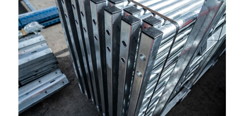 Close up of  7-Rail Farm Gates