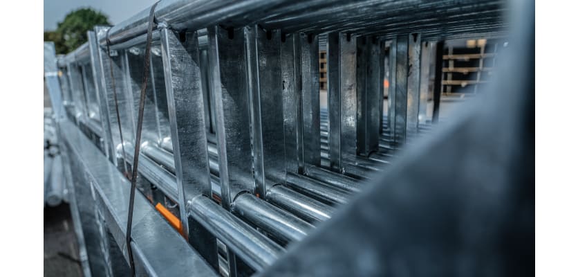 Close up of  7-Rail Farm Gates
