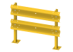 Yellow Double Beam With RSJ Bolt Down Posts 