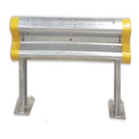 Galvanised 1.6m Beam with PVC ends