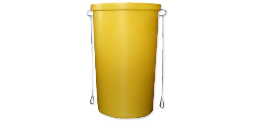 22" rubbish chute section for seamless construction