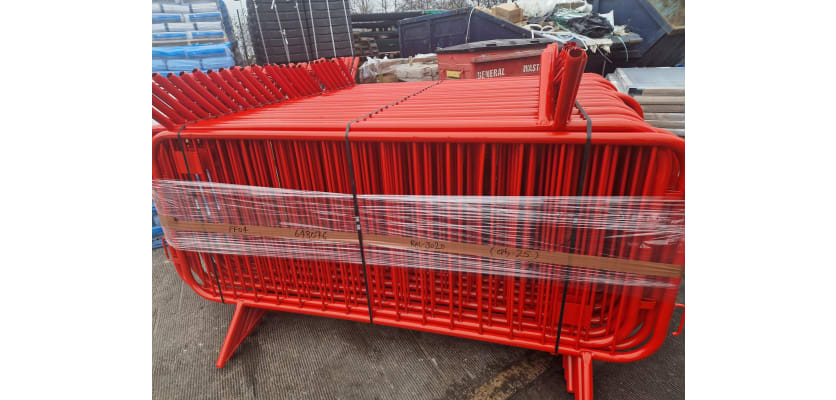 Red Smartweld Barriers 