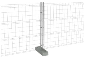 Mobile Temporary Fencing 50 Panel Kit with Feet and Couplers