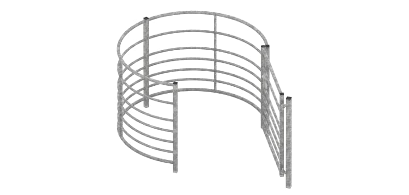Mobility Kissing Gate in Open Position