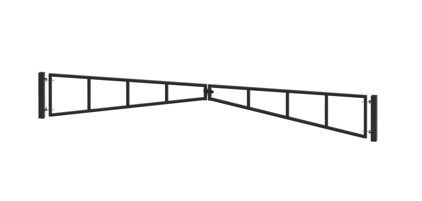 9.0m Double Leaf Swing Car Park Barrier