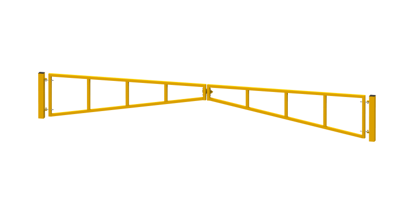 Durable Double Leaf Car Park Barrier for Secure Access